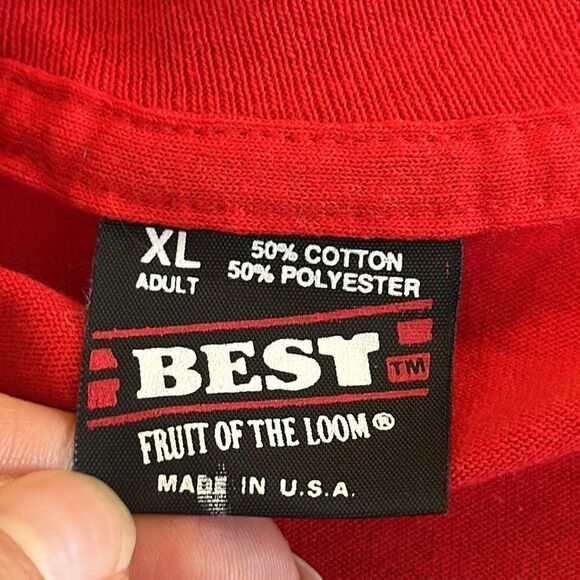 Vintage Ole Miss Little Rebel Bowl red cotton/polyester short sleeve T-shirt - Picture 7 of 8